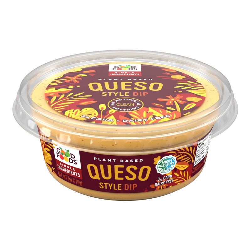 Good Foods Plant Based Queso Style Dip - 8oz, 4 of 11