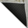 Taupe Ivory And Tan Floral Washable Indoor Outdoor Area Rug - 4 of 4