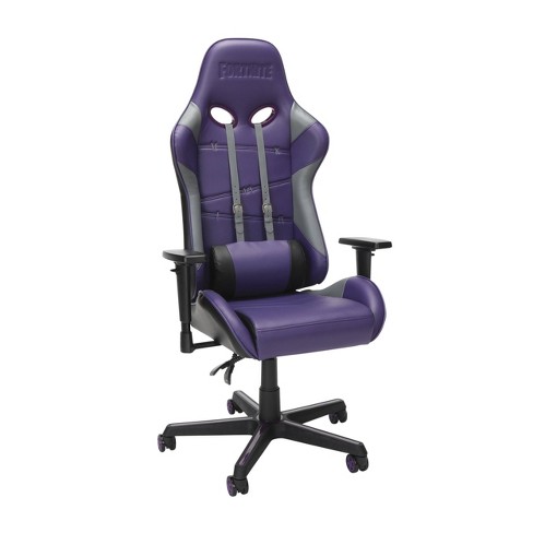 Pc Gaming Chair Purple Black Gray Fortnite Target