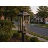 Urban Ambiance Luxury Transitional Outdoor Post Light 20.25''H x 7''W,  Aged Pewter Finish,  Anaheim Collection, UHP1297 - 2 of 4