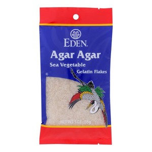 Eden Foods Agar Flakes - Sea Vegetable - Wild Hand Harvested -  1 oz - 1 of 3