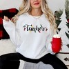 Simply Sage Market Women's Graphic Sweatshirt Teacher Christmas Lights - 2 of 4