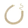 SOHI Women's Crystal Silver Casual Choker Necklace - 2 of 4