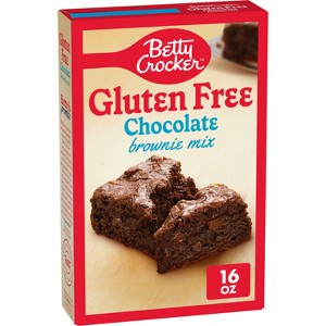 Betty Crocker Gluten Free Chocolate Brownie Mix - 16oz - 1 of 4