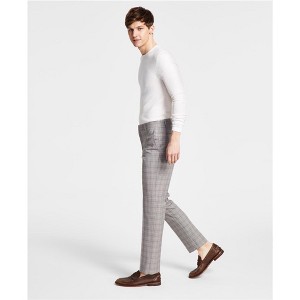 Tommy Hilfiger Mens Modern Fit ThFlex Stretch Plaid Dress Pants Slacks - 1 of 1