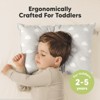 KeaBabies Toddler Pillow - Soft Organic Cotton Kids Pillows for Sleeping - Travel Pillow for Kids Age 2-5 - 2 of 4