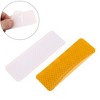 Unique Bargains Gold Tone Rear Bumper Reflector Car Reflective Sticker Warning Tape 12x4cm Gold Tone 6pcs - 3 of 4