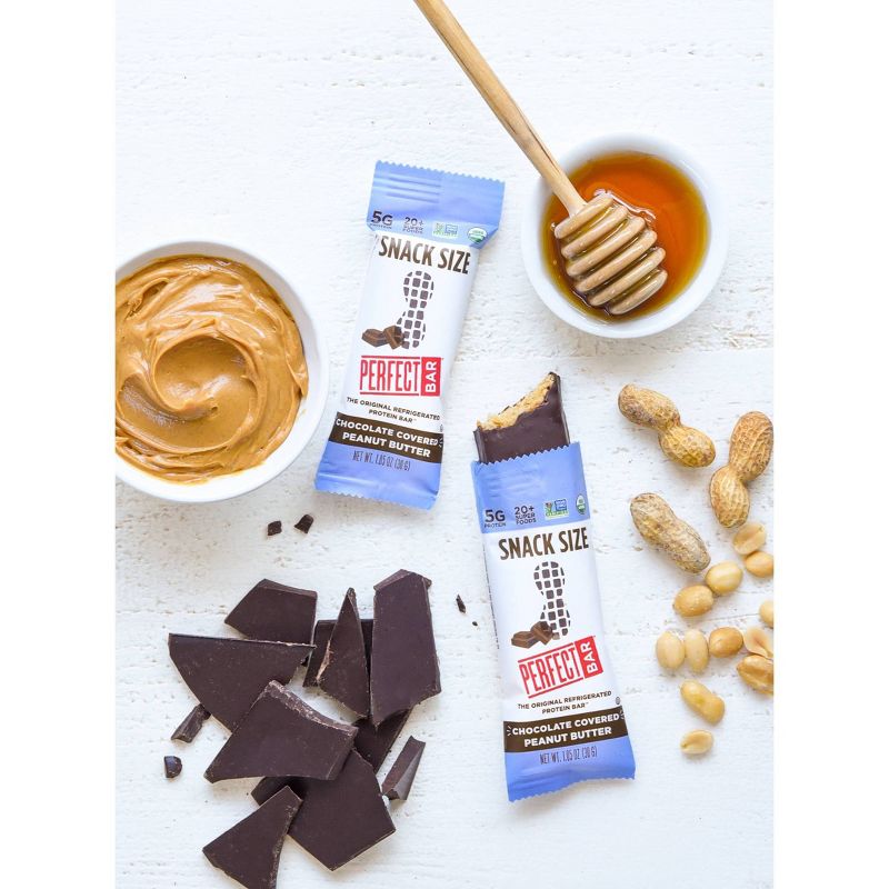 Perfect Bar Snack Size Chocolate Covered Peanut Butter Protein Bars - 6.34oz/6ct, 2 of 17