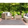 Liora Manne Malibu  Indoor/Outdoor Rug  Charcoal.. - 3 of 4