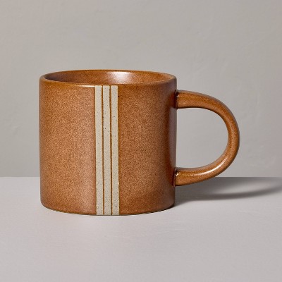 15oz Triple Stripe Stoneware Mug -  Hearth & Hand™ with Magnolia