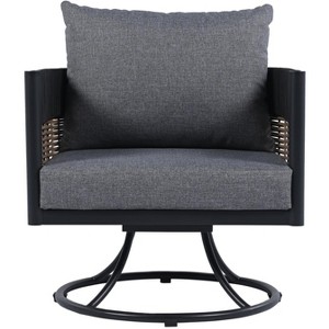 Harrison Swivel Chair Indoor/Outdoor - Safavieh - 1 of 4