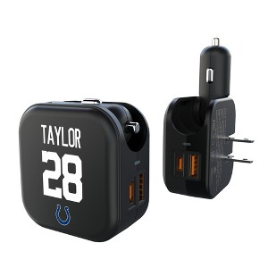 NFL Indianapolis Colts Players Game Tactic 18-Watt 2 in 1 USB A/C Charger - 1 of 3