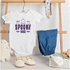 Cool Halloween Ghost University Vibes Baby Romper Boys or Girls Brisco Brands - 3 of 4