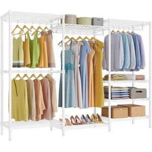 VIPEK V5 6 Tiers Wire Garment Rack Portable Closet Wardrobe, Max Load 890LBS - 1 of 4