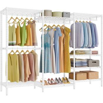 VIPEK V5 Plus Large Portable Closet Rack Freestanding Wardrobe Closet, Heavy Duty Multi-Functional Clothes Rack