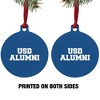 University of San Diego Alumni Aluminum Holiday Christmas Tree Ornament - 2 of 4