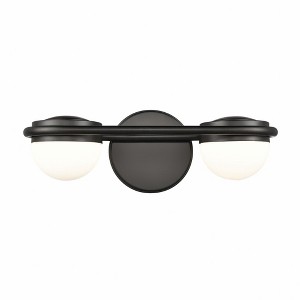 Elk Home Nelly 2 - Light Vanity in  Matte Black - 1 of 4