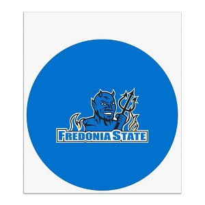 Fredonia State University Primary Logo Automotive Car Window Locker Circle Bumper Sticker - 1 of 4