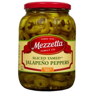 Mezzetta Sliced Tamed Jalapeno Peppers Medium Heat - 32oz - 1 of 4