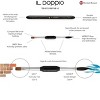 Borciani Bonazzi IL DOPPIO Double-Sided 2-in-1 Mini Watercolor Travel Brush, Size 1 - Portable Paintbrush for Urban Sketching, Synthetic Kolinsky & - 3 of 4