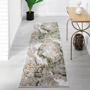 Luxe Weavers Marble Swirl Abstract Indoor Area Rug - 1 of 4