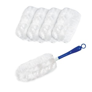 Lola Products 360 Duster Starter Kit, Dust-Catching Fibers, Ergonomic Handle, Comparable to Other 360 Dusters, Includes 1 Handle w/ 5 Duster Refills - 1 of 4