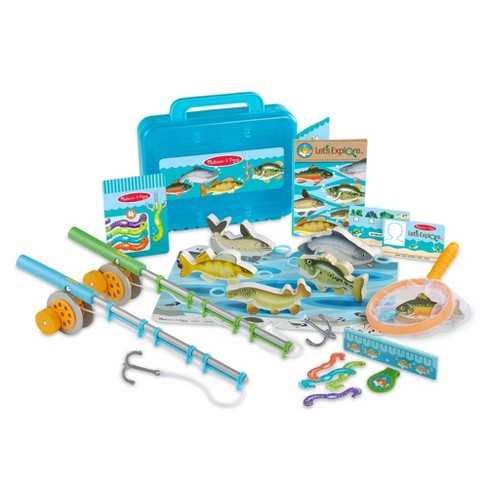 My First Tackle Box Playset Plush and Board Book Curious George Goes  Fishing Set : : Toys & Games