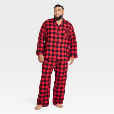 Mens big and 2024 tall buffalo plaid pajamas