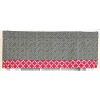 RLF Home 100% Cotton Brazil Banded  Fully lined Windows Rod Pocket Valance 50" x 16"  Red - 3 of 4