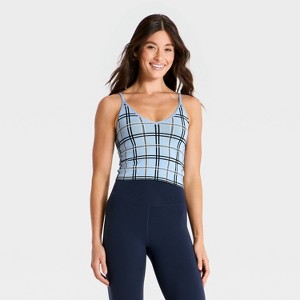 Top deportivo de soporte sin costuras de doble capa para mujer - All In Motion™