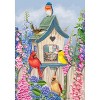 Briarwood Lane House Flag 40x28 For Outdoor Birds of Spring Floral For Spring House Flag - 3 of 4