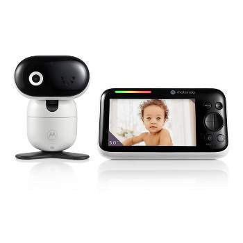 Motorola Moniteur bébé wi-fi video full hd avec 2 caméras, télécommande à  longue portée de 5 screen 1000ft, se connecte à l'application smart phone  - vm65-2 connexion