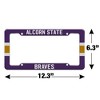 Alcorn State University Stripe License Plate Tag Frame - 4 of 4