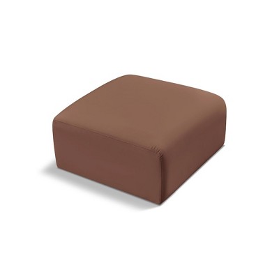 Meridian Furniture,Arc Vegan Leather Ottoman