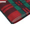 Unique Bargains Christmas Place Mats Linen Red Green White 13"x17.7" 2Pcs - 4 of 4
