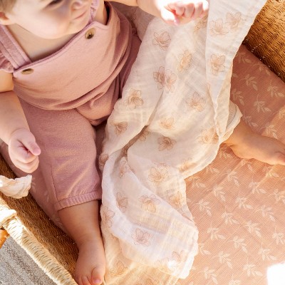 Earthly Organic Cotton Muslin Swaddle Blanket Set - 4 Pack
