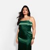 Rebdolls Women's Juno Satin Button Back Midi Shift Dress - 2 of 3
