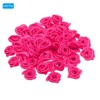 Unique Bargains Satin Fabric Decorative DIY Craft Embellishment Ribbon Roses 50 Pcs - 3 of 4