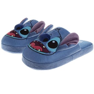 Disney Kids Lilo and Stitch Slippers for Girls' - Stitch Plush Warm Soft Aline Comfy Lightweight House Shoes (Little Kids/Big Kids/ Womens Adult) - 1 of 4