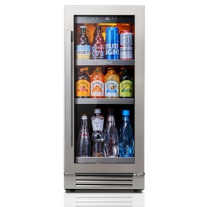Ca'Lefort Beverage Cooler Refrigerator Soda Drink Mini Fridge 15 in. 100 Cans (12 oz.), Built-in or Freestanding Frost-Free - 1 of 4