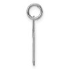Black Bow Jewelry Sterling Silver, Athletic Collection, Small Polished Number 30 Pendant - 2 of 4