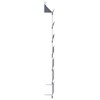 vidaXL Hanging Shoe Rack Silver 26"x5.1"x54.7" - 4 of 4
