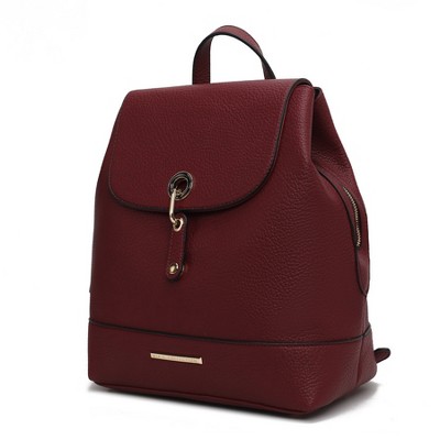 MKF Collection Laura women's Vegan Leather Backpack Bag by Mia K