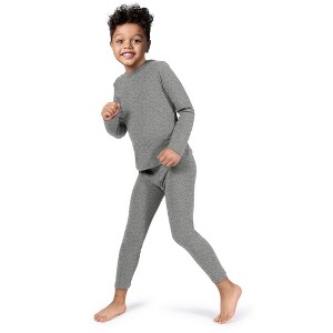 Rocky Thermal Underwear for Boys, Long Johns Fleece Lined Set, Shirt & Pants, Base Layer - 1 of 4