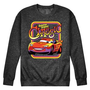 Men's - Disney - Radiator Springs Classic Lightning McQueen Graphic Fleece Sweatshirt - 1 of 4