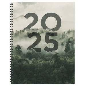 TF Publishing 2025 Weekly/Monthly Planner 11"x9" Forest Mist: Student Agenda, Spiral Binding, January-December Calendar - 1 of 4