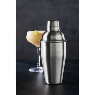 Houdini 16oz Silver Stainless Steel Cocktail Shaker