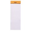 Rhodia Staplebound Notepad - Lined 80 sheets - 3 x 8 1/4 - Orange cover - 2 of 4