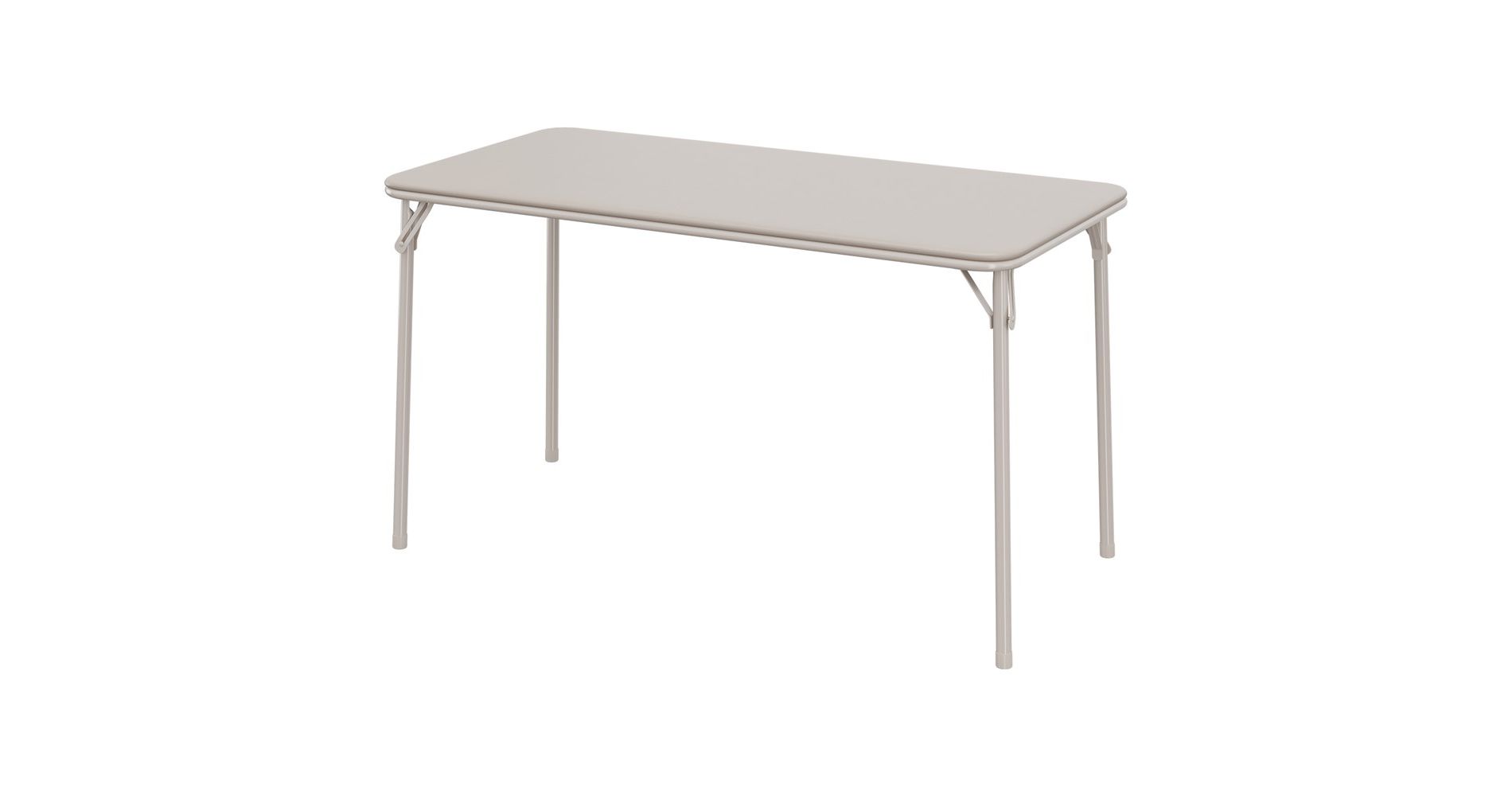 WhizMax Folding Table, Portable Folding Card Rectangle Table, PU Leather Upholstered Foldable Table, for Dining Room, Living Room, Office, Camping