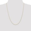 Black Bow Jewelry 0.7mm, 10k Yellow Gold, Cable Rope Chain Necklace - 2 of 4